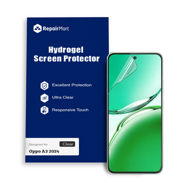 Oppo A3 2024 Compatible Premium Hydrogel Screen Protector With Full Coverage Ultra HD